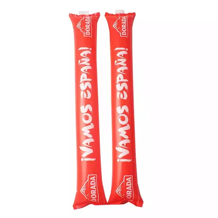 Hot Sale Personalized Noise Maker Thunder Promotional PE Custom Inflatable Cheering Sticks