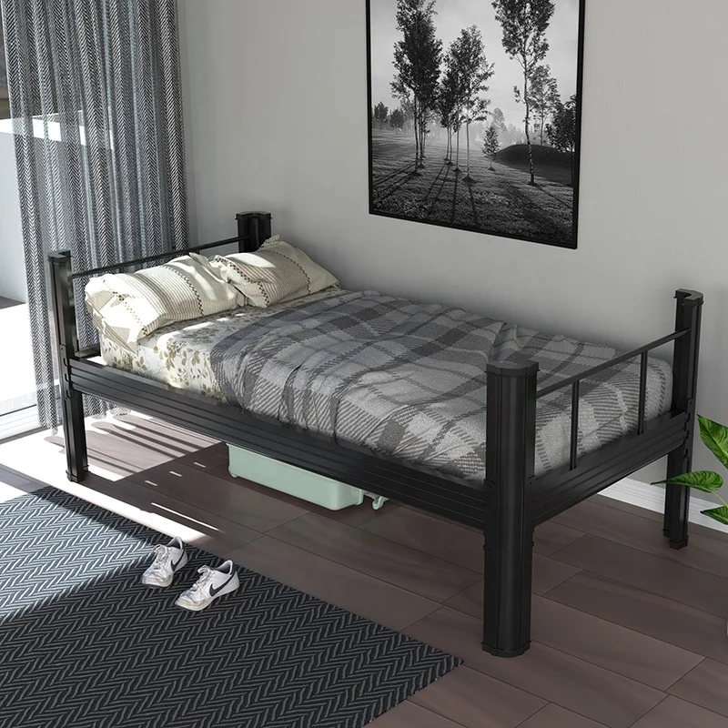new design metal home furniture for bedroom cheap super single bed