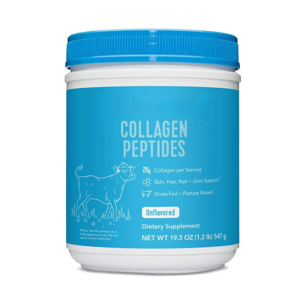 Proteins Collagen Peptides Bovine Powder, Promotes Hair, Nail, Skin, Bone and Joint Health, Unflavored Nutrition for Men & Women