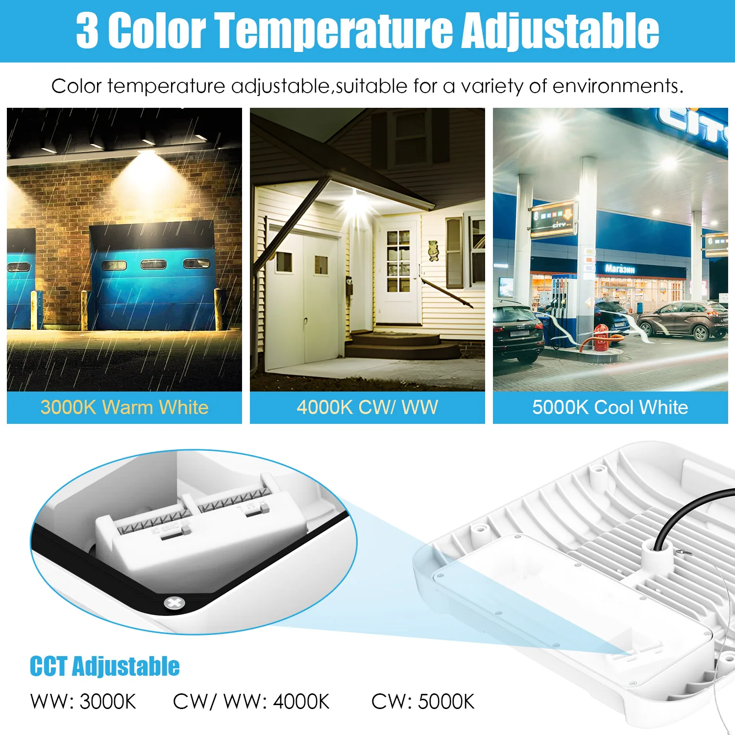 Dropshipping Usa Warehouse 45w 70w 100w 150w 240w Industrial Lighting For Gas Station Garage Led Canopy Light Gas Station