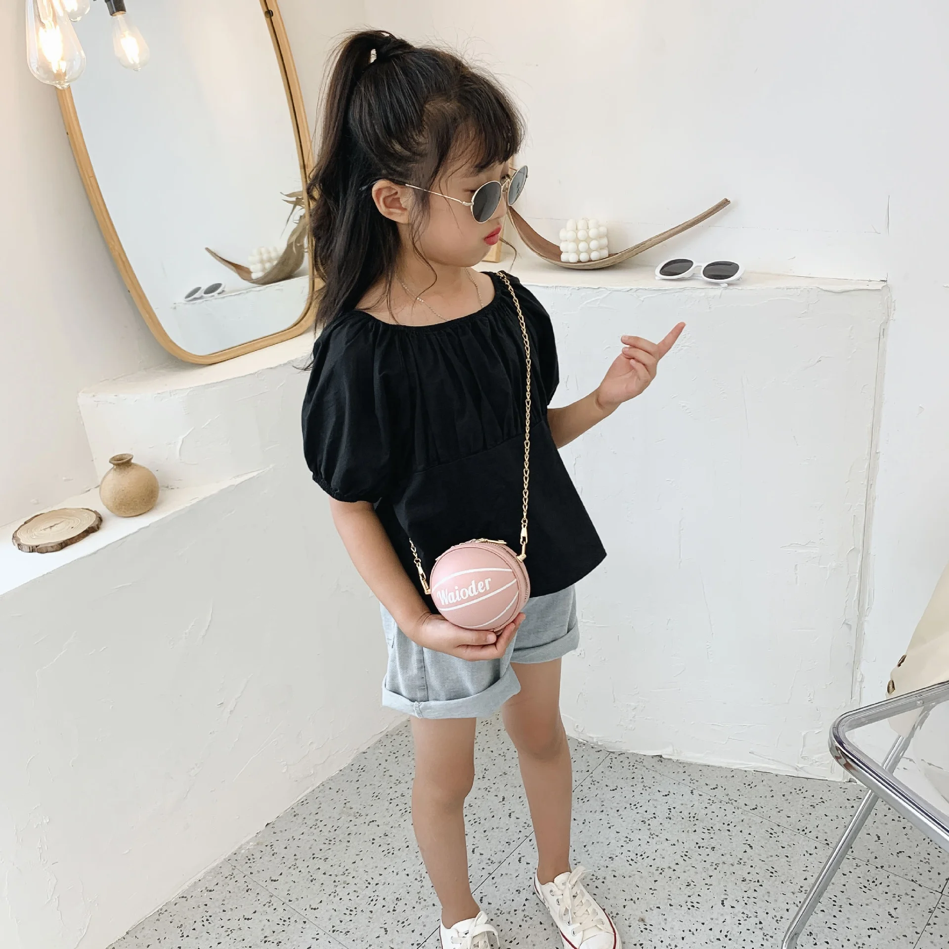 
2020 New Girls Purses and Handbags For Women Small Wallet Shiny Unicorn Shoulder Bag Kid Ladies Coin Bolsa 