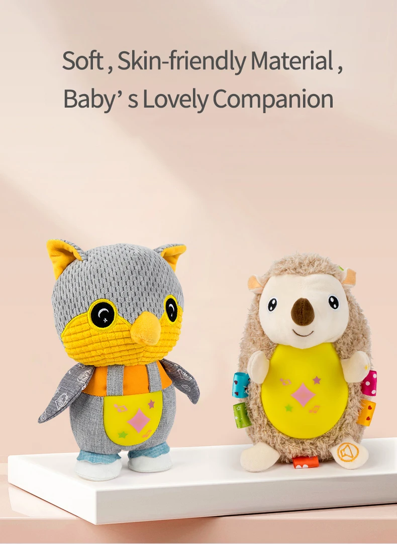 2022 new design luxury electronic plush baby lullaby prenatal doll toys with music