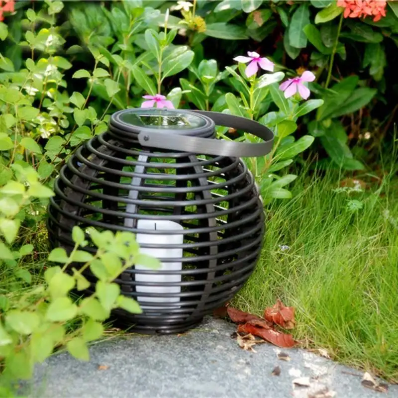 Solar Flashing Flame Light Outdoor Landscape Decorative Light Solar Lantern Hanging Light Dancing Flame