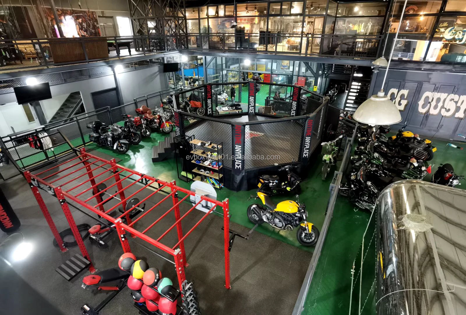 Многофункциональная станция большой емкости для борьбы Mma фитнеса тяжелой атлетики