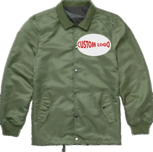 Customize Preston Jackets Men and Women Coaches High Quality Coats Black Street Wear Heron Preston Jackets Nylon / Cotton Shell