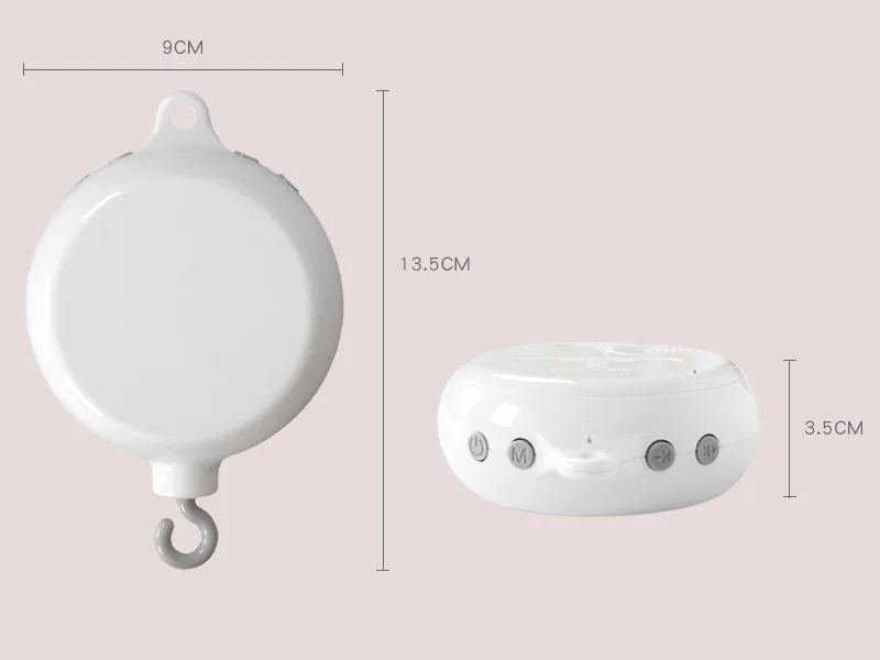 Amazon Hot Sale Electric Smart Battery Music Box Musical Baby Crib Mobile Box 35 Melody for Baby