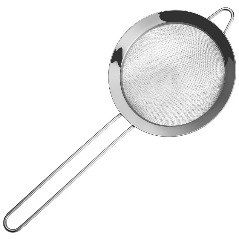 High Quality Stainless Steel Fine Double Mesh Strainer kitchen skimmer Wire Mesh  Powder Filter Strainer