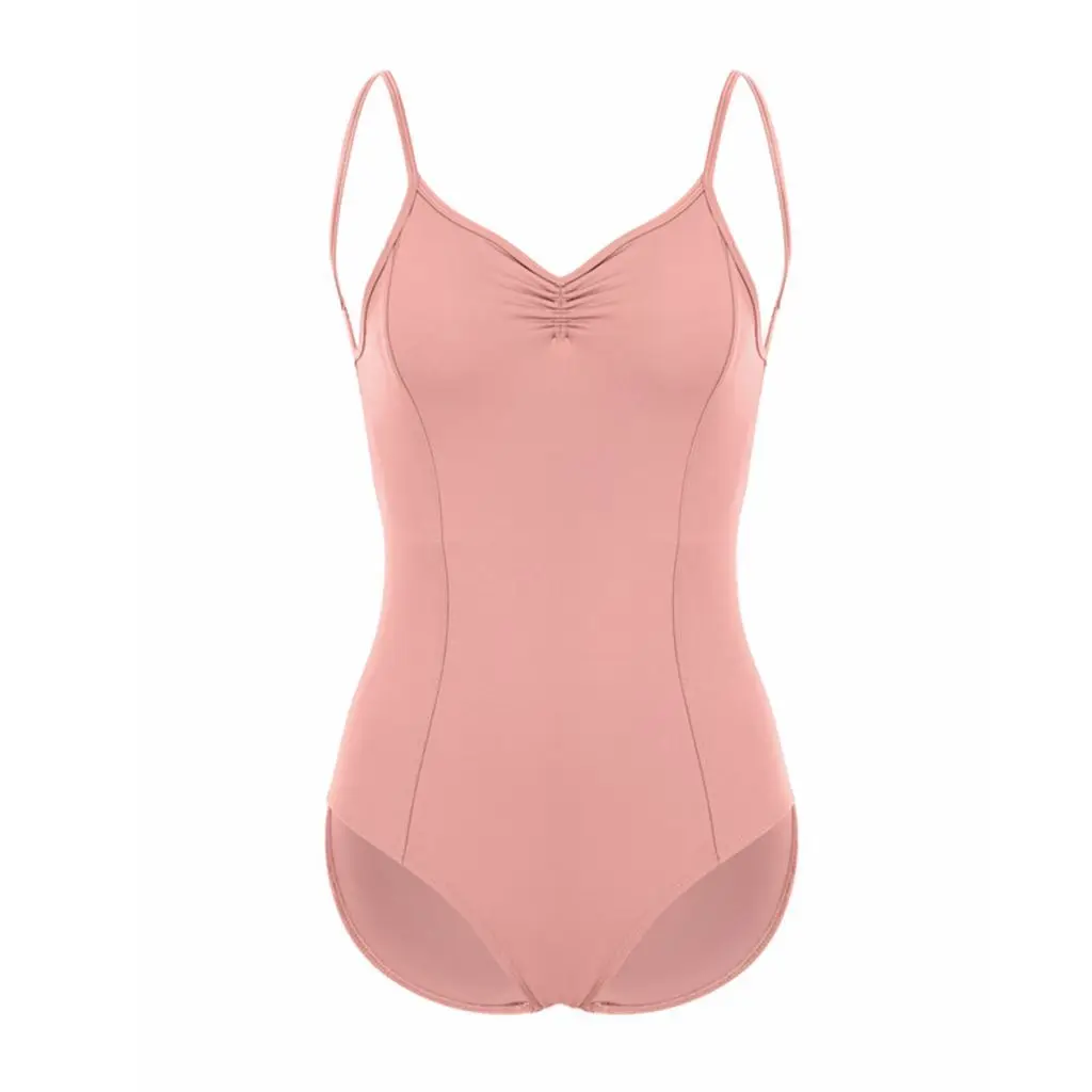 Sling back mid-back waisted one-piece dress yoga clothing dance practice clothes teacher clothes