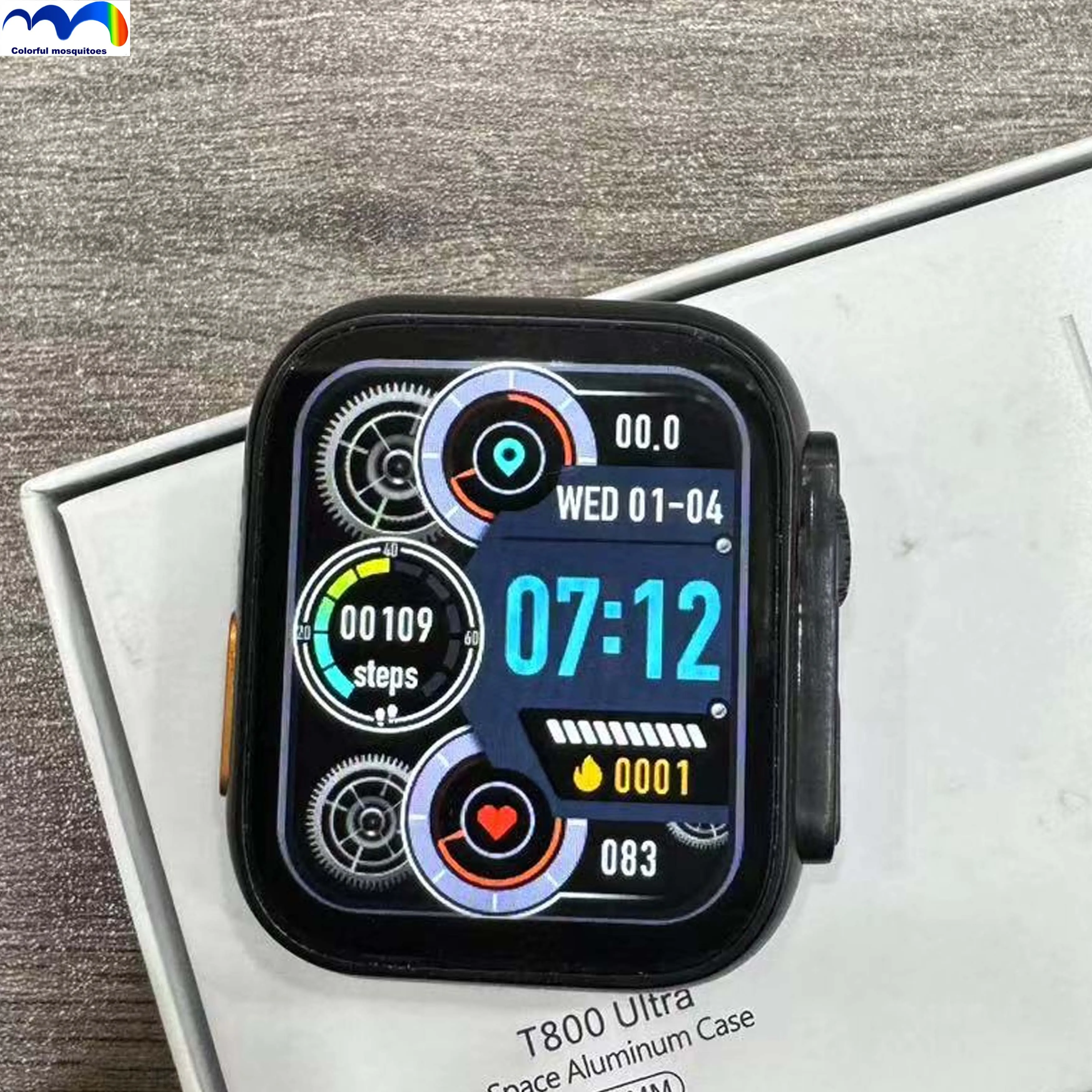 2024 Newest T800 Ultra Smart Watch 1.99 Inch Screen Rotating Dual Buttons Hiwatch Pro S8 Iwo Smartwatch T800 Ultra