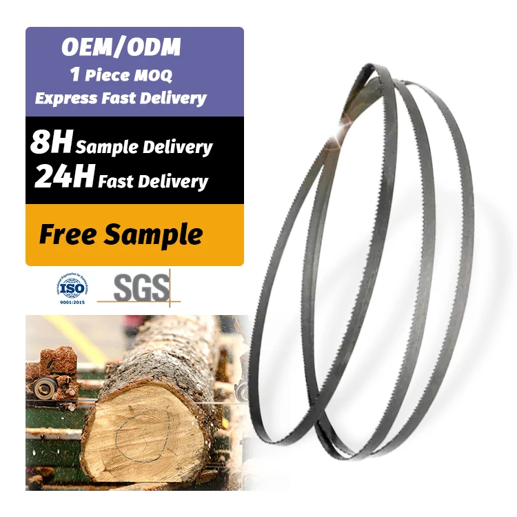 Mini butt welder with teeth and coil 75cr1 High - Carbon Steel Strips Woodwork Band SawBlade for Shape Cutting Machines Wood