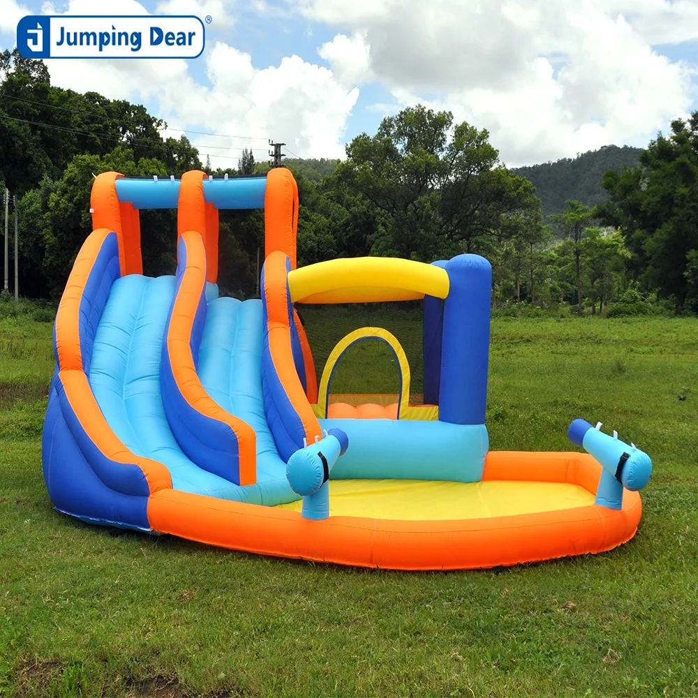 JumpingDear Wholesale Combo Trampoline Bouncy Castle Slide Party Yard Kids Playground