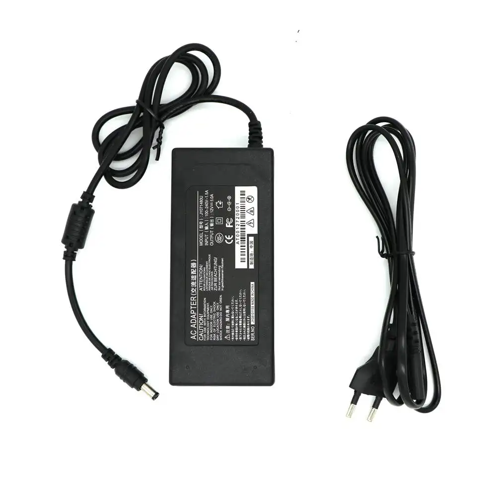 
Free Sample 12V Power adapters in stock OEM EU AU US UK Plug CE 12V 5A AC DC Power Adapters 