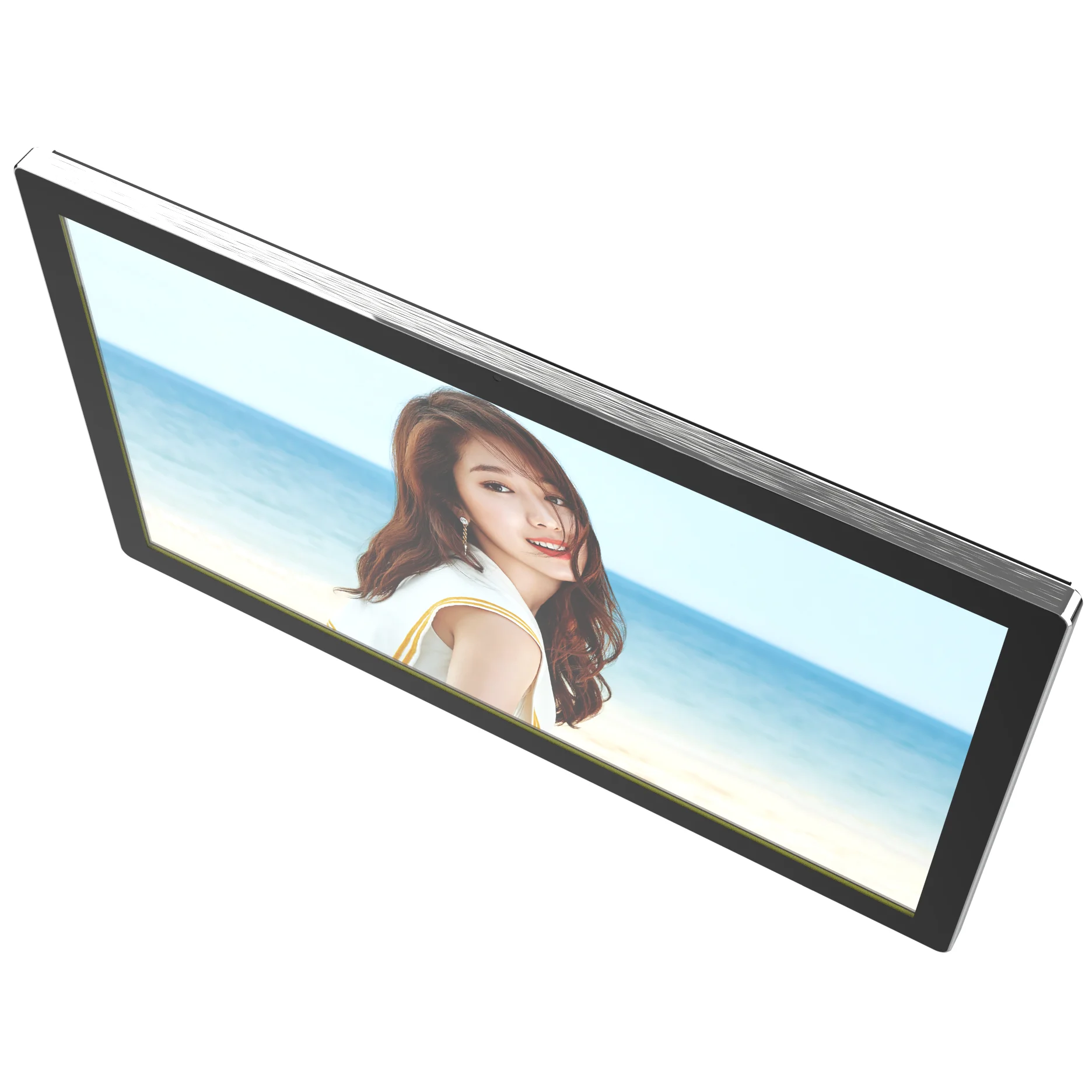 Best Selling Products 32inch Industrial Metal Frame Wall Embedded Mount Lcd Display General Touch  open frame touch display