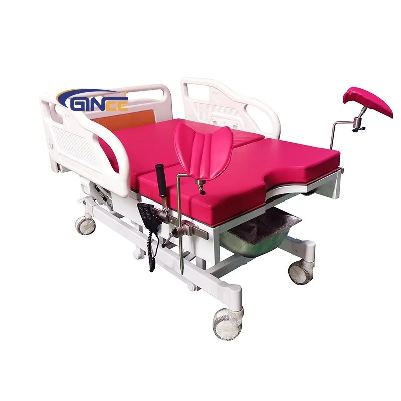 Ginee Medical Maternity and sickness integrated bed production high quality give birth use  sales gynecological bed