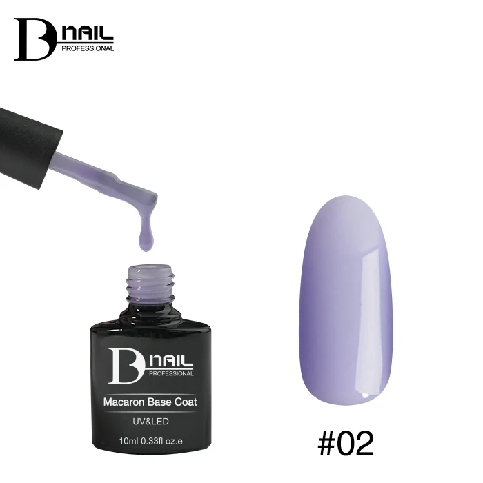 ICE NOVA Macaron Rubber Base Coat 30 Colors 2 In 1 Camouflage Nail Rubber Base Uv Gel Polish Private Label