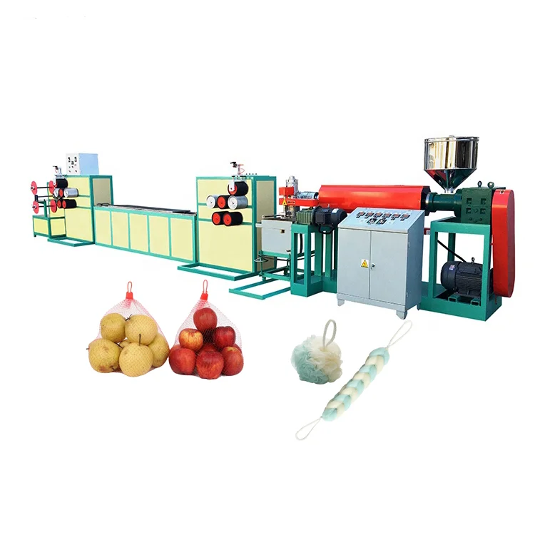 Low price EPE plastic foam fruit packing mesh extrusion machine fruit protection bag mango net making machine