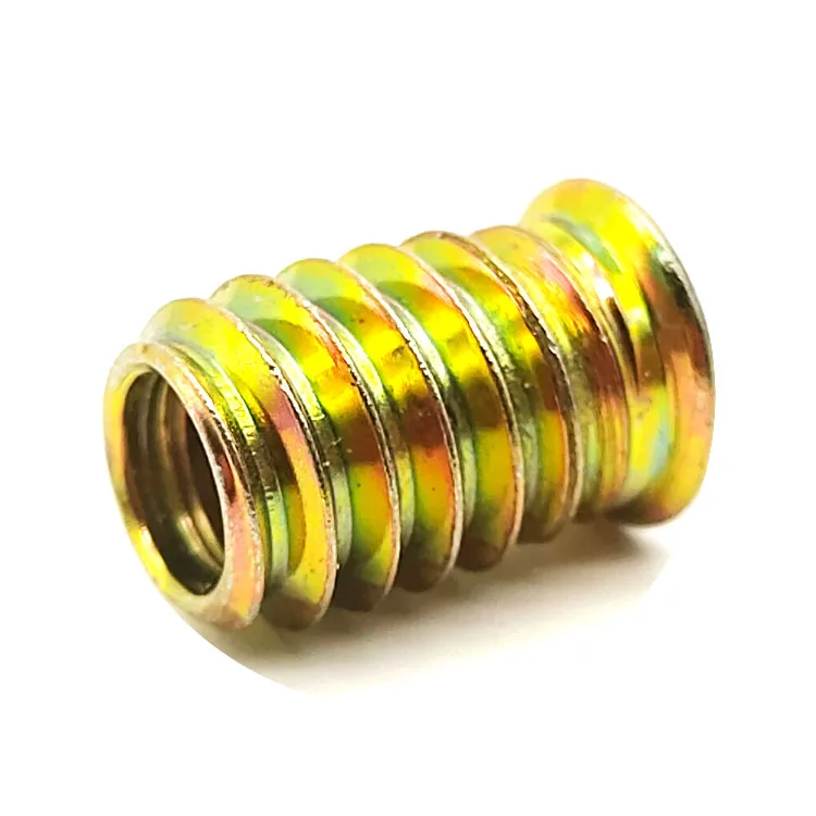 Furniture Hex Drive Head Nut Wood Insert Nut M5 M6 M8 Threaded Insert