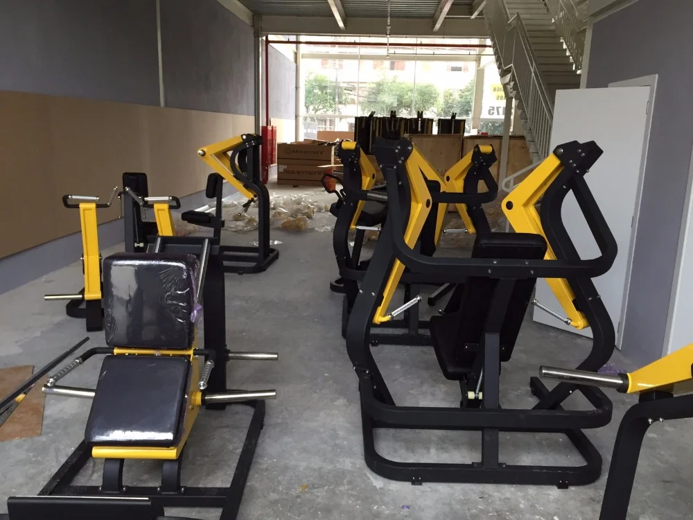 TZ-6068 Body Solid Commercial Use Fitness Strength Training Gym Equipment 45 Degree Leg Press Hack Squat Machine For Sale