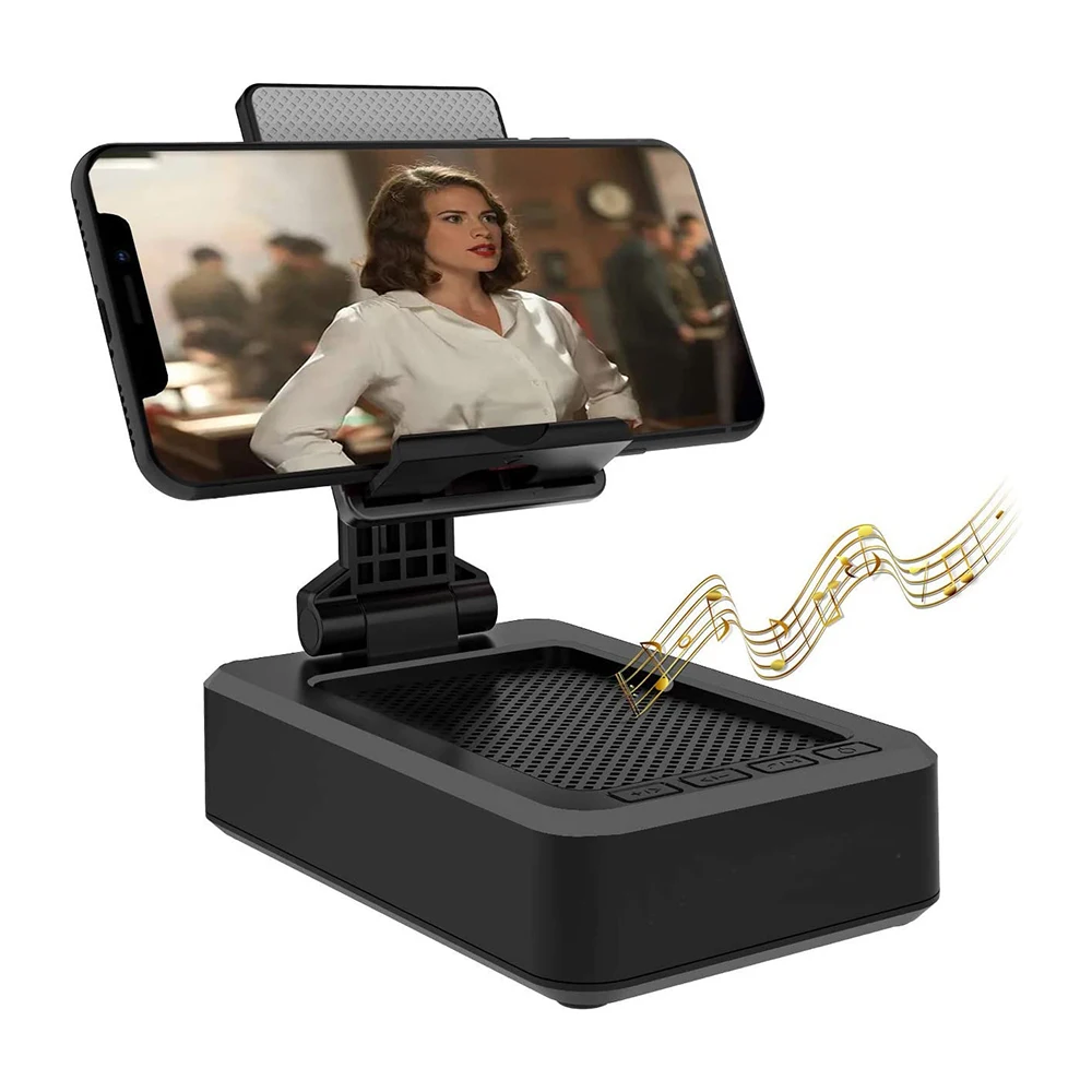 
Cell Phone Stand, Angle Adjustable Bluetooth Speaker Phone Holder Dock Cradle Desk Stand for iPhone , iPad Mini,Smartphones 