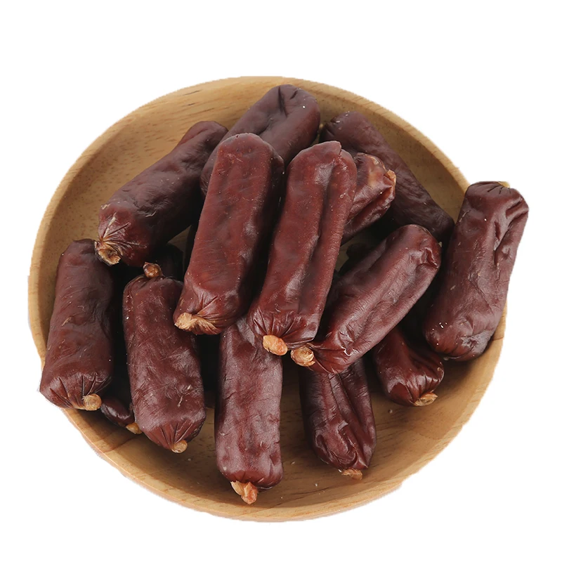Air Dried Soft Chew Sausages Duck For Dog Treats Dry Dog Human Grade Quality Sausage Pet Treats