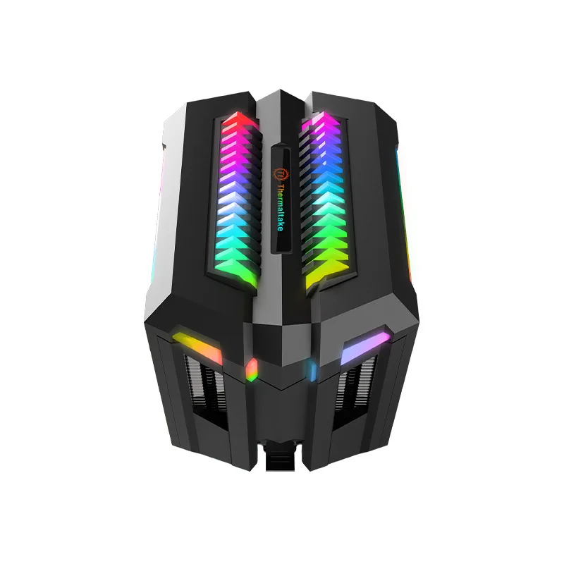 T400 desktop computer tower CPU magic color ARGB four copper tube PWM temperature control silent cooling fan