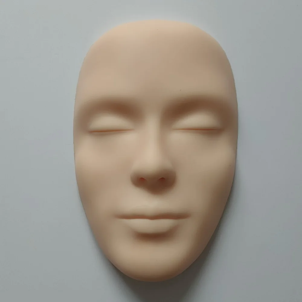 Лидер продаж коврик для обучения перманентному макияжу микроблейдингу реалистичный силиконовый 3d-ролик на все лицо тренировка макияжа кожи