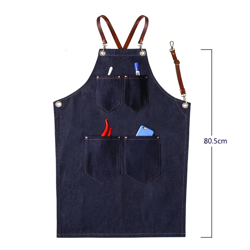 cleaning tools Kitchen Apron For Restaurants custom logo Barista Chef Uniform Work Bar Cafes Shop Grill kitchen Restaurant Apron