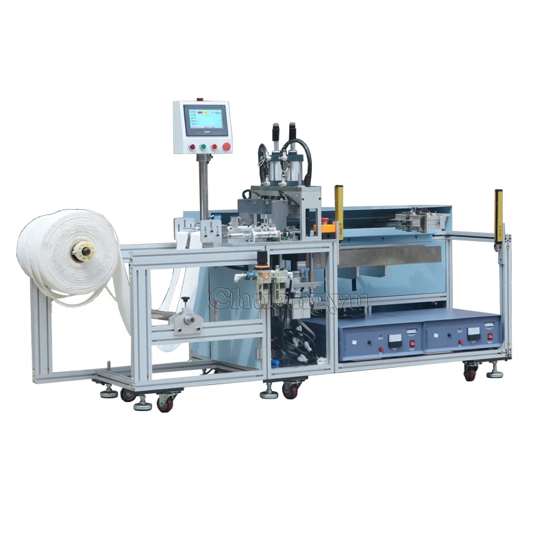 Automatic Fabric ultrasonic roll cutting machine