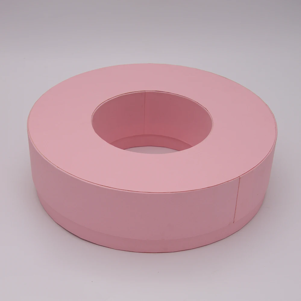 Kingwin Custom Luxury Packaging Colorful Pink Round Cardboard Macarons Paper Box