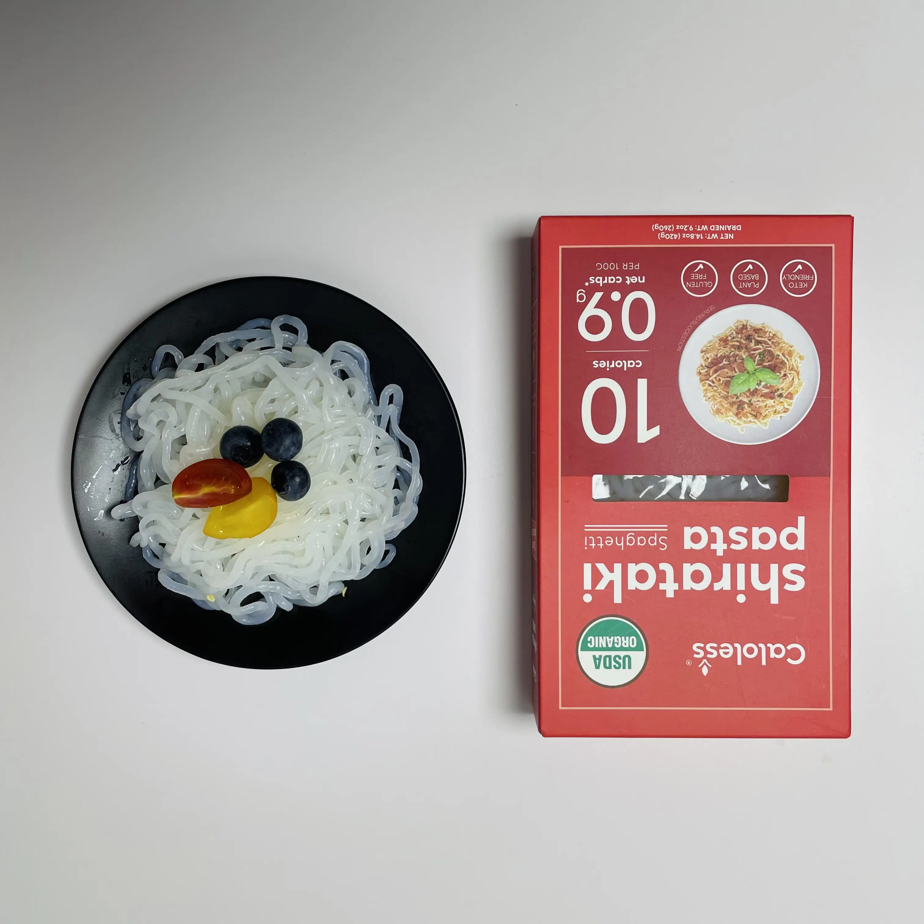 Keto Food Diet Instant Noodles Shirataki Ramen Pasta Weight Lose Konjac Fast Food No Fat No Sodium Ready to Eat