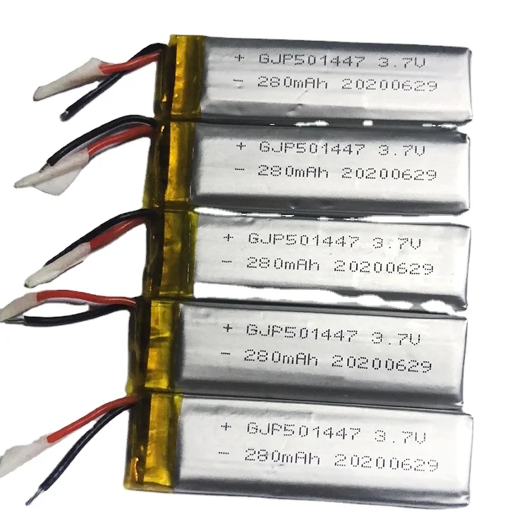 280mah small lithium polymer battery 4.35V polymer lithium battery lithium Electric toy electronic ultra thin battery