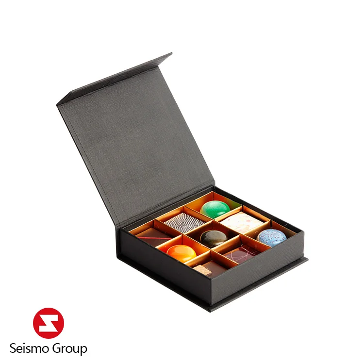Custom Girl Celebration Wedding Xmas Truffle Pralines Chocolate Favor Rigid Folding Magnetic Ramadan Gift Box Packaging Packing