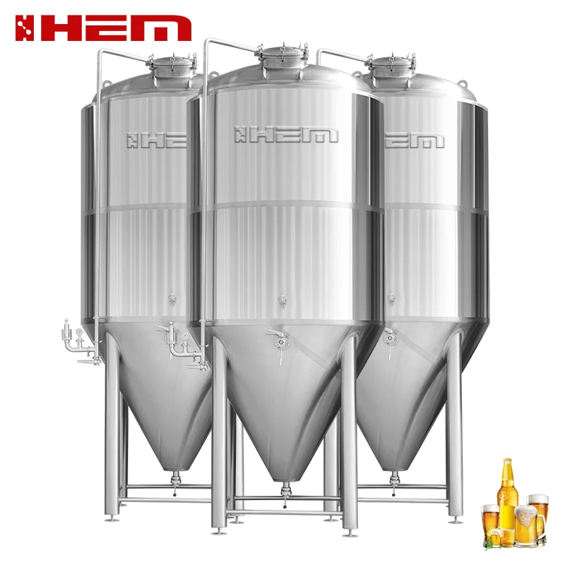  Резервуар для ферментации пива конической формы из нержавеющей стали 40BBL 4000L хороший поставщик