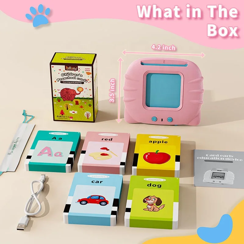 Toddler Montessori Toys Autism Sensory Toys For Autistic Children Speech Therapy Toys 224 Sight Words Talking Flash Cards