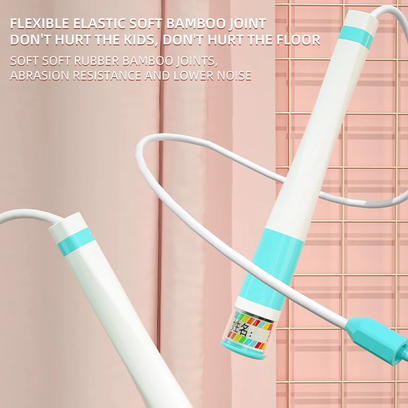 Sand learning style skipping rope without knotting unisex fancy jump rop Customizable skipping rope