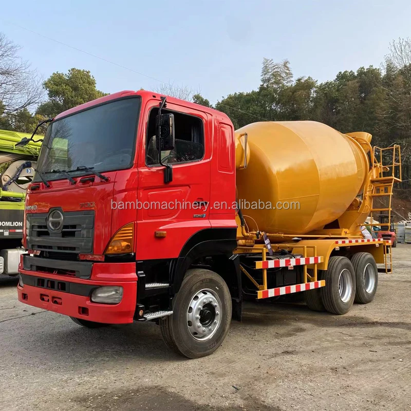 Small Portable Hino Concrete Mixer In Saudi Arabia Dubai Low Price
