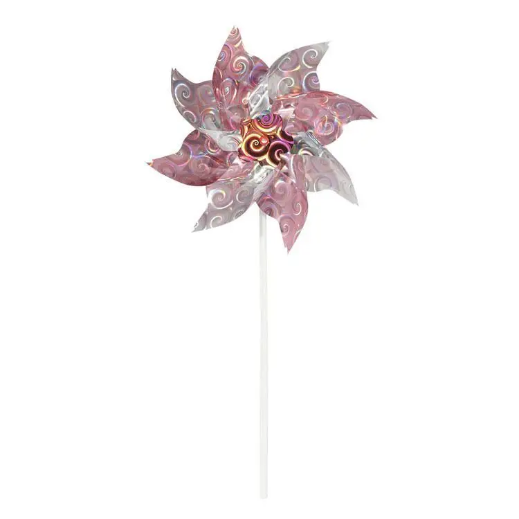 Pinwheel Carden festival supplies kids toy outdoor ornament wind spinner pinwheels PLASTIC windmill stakes