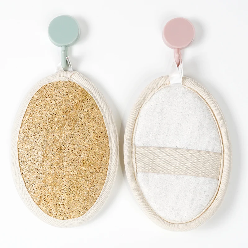 Loofah body wash sponge reusable multipurpose cleaning tools Bathing kitchen cleaning coaster exfoliating