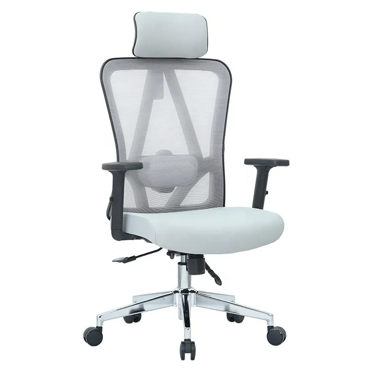 Prominent high back 360 degree swivel mesh office work chair with customizable seat