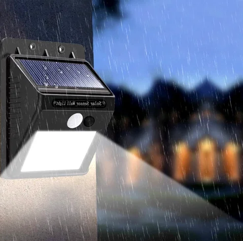 Factory wholesale high quality energy saving solar power led wall lamp