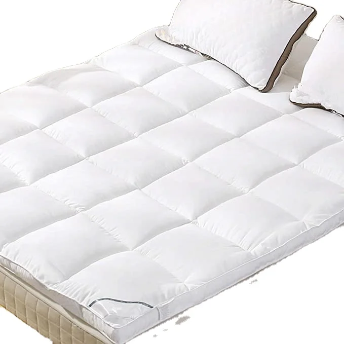 Mattress Topper Twin Pillowtop Bed Topper Cooling Mattress Pad with Anchor Bands - Extra Thick 2inch