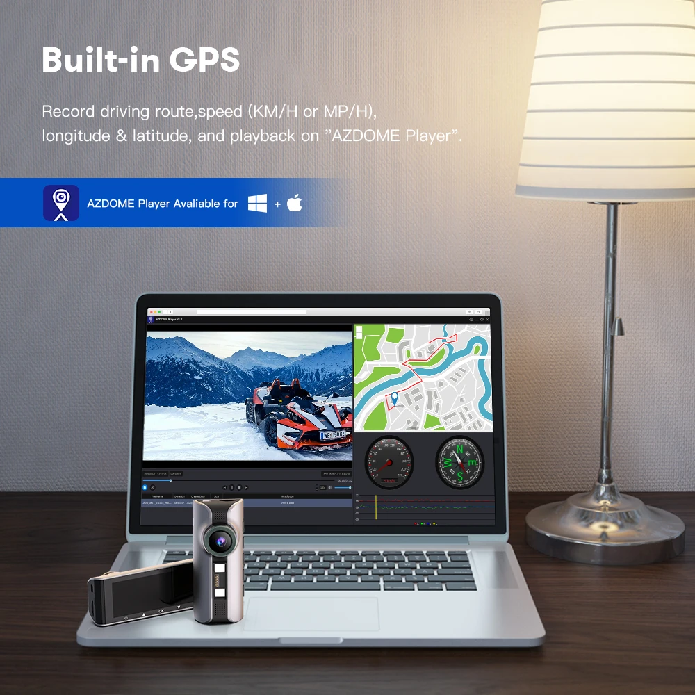 2023 Car Black Box Hd 3 Lens Adas Wifi Gps Dash Camera 4k Front And Back Inside 3 Channel Dash Cam Night Vision DVR M550