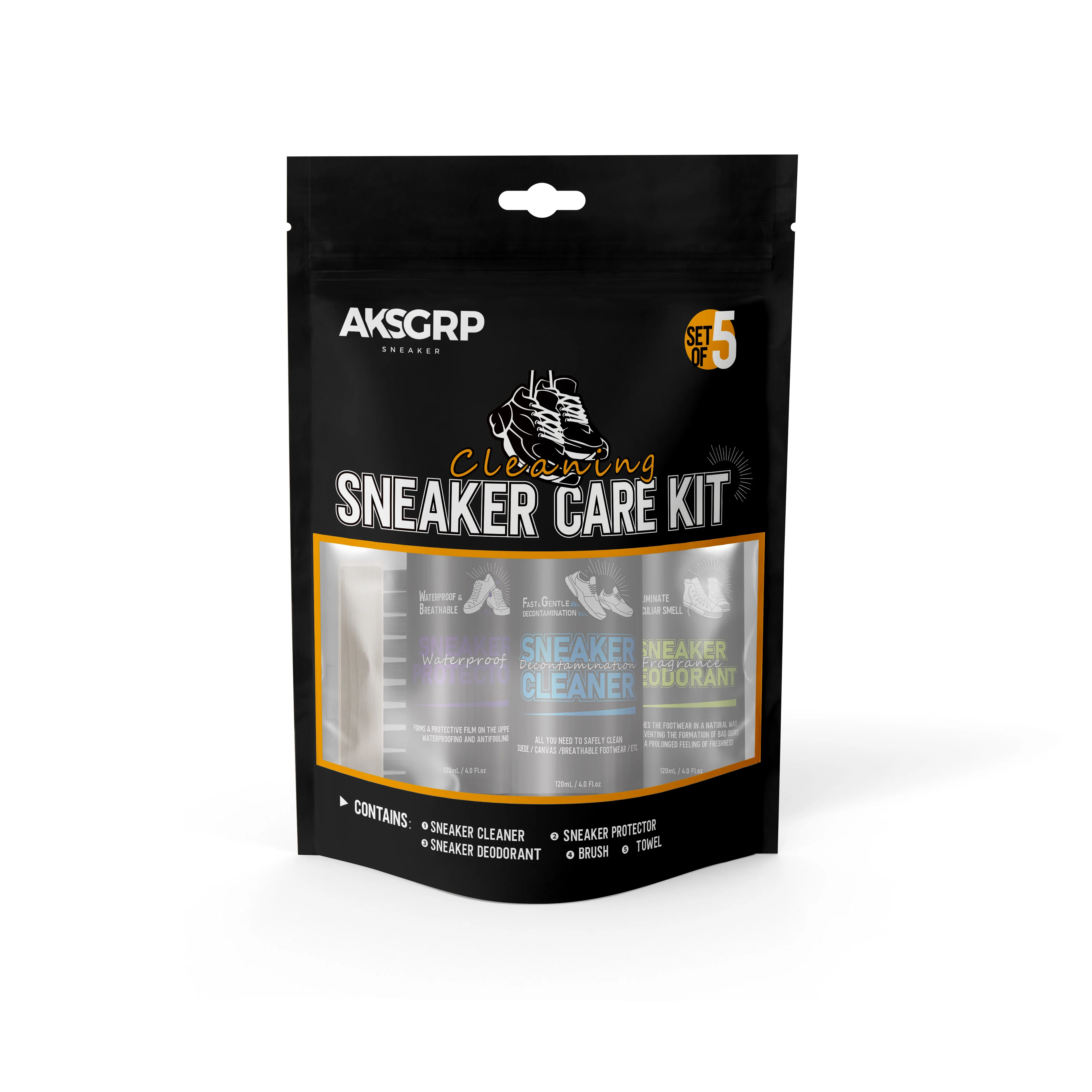 AKSGRP   Factory Wholesale Shoe Cleaner Set Shoe Care Kit Sneaker Shoe Cleaning Kit