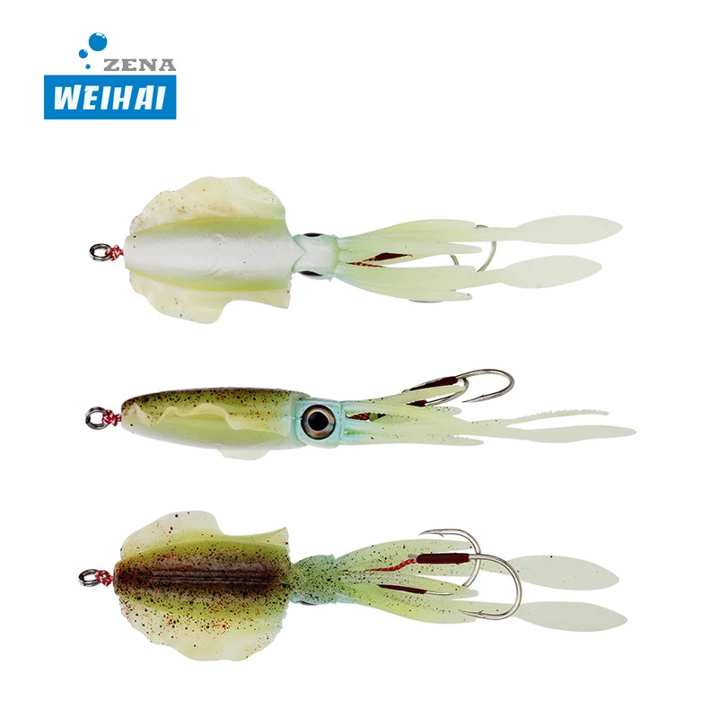 Squid Squid Baits With Lead Seal Baits 15cm60g Sea Fishing Boat Fishing Simulators Deep Sea Soft Baits Wholesale
