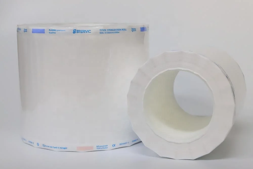 
High quality Sterilization Disposable Heat-sealing Tyvek roll/medical packing bag sterilized bags by Sterivic 