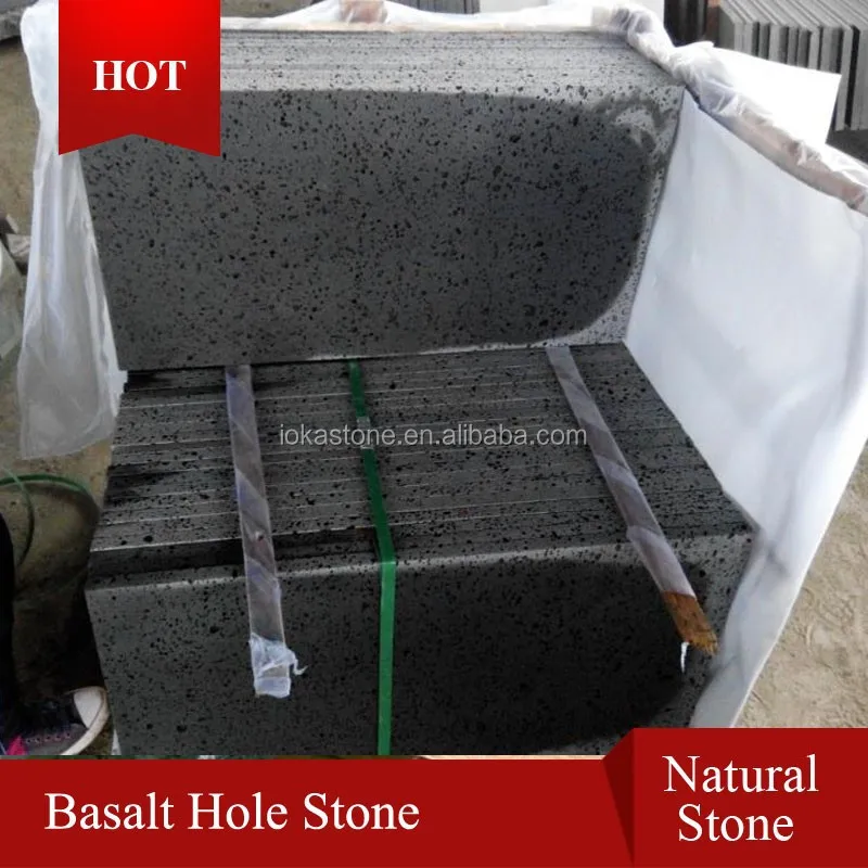 Пластины из лавового камня с небольшими