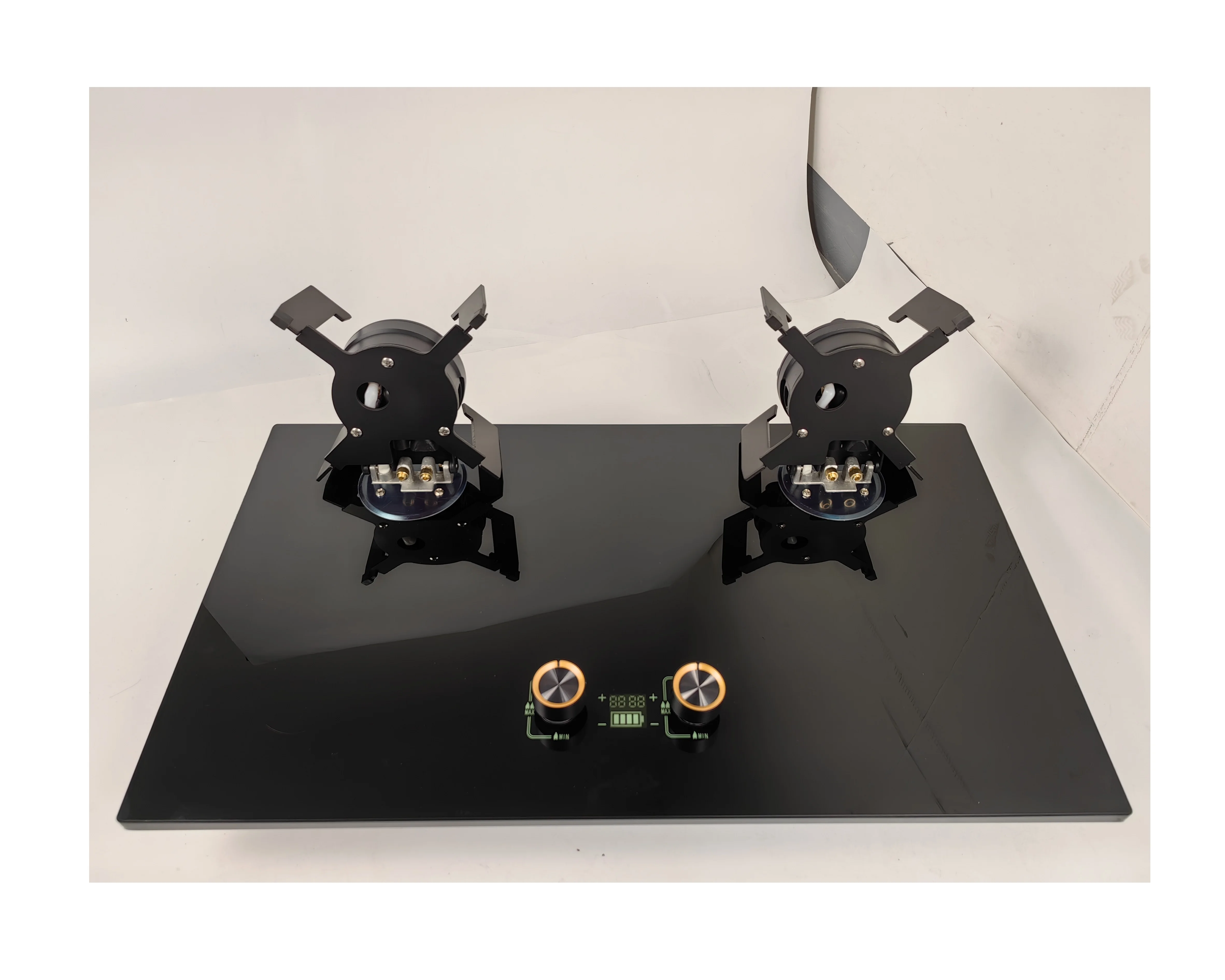 Fordable burner 9 head cooper burner super strong flame gas cooker hob