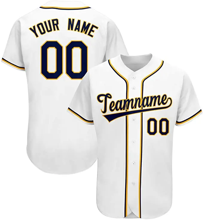 
Blank Custom baseball Tshirt 100% Polyester Baseball Jersey 