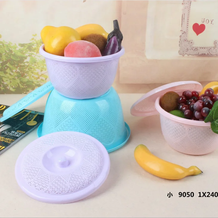 Kitchen Panning Bread Basket Of Plastic And Plastic Water Baby Basket Fruit Wash Rice Sieve