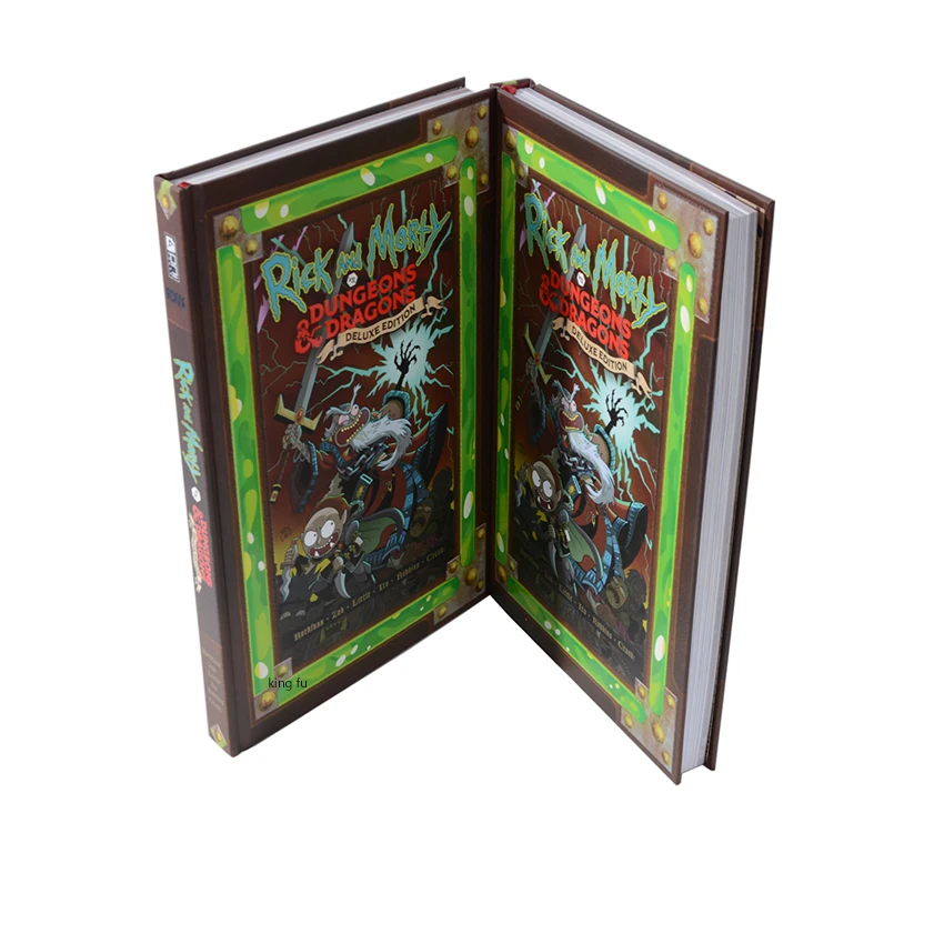 Индивидуальная Высококачественная Волшебная Книга в твердой обложке офсетная печать бумага и картон твердая обложка King Fu Манга